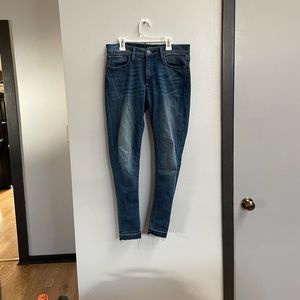 Express frayed jeans